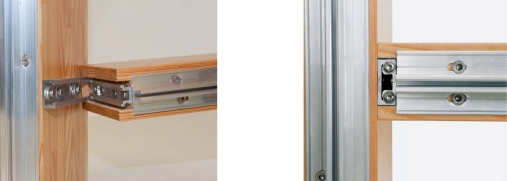 Timber connectors with fully concealed joints just slide into place